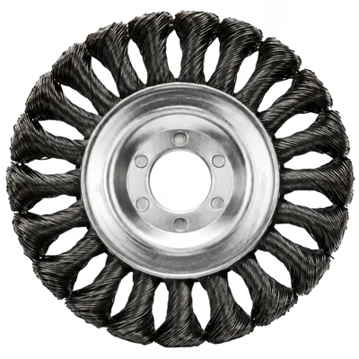 Wire wheels for angle grinders
